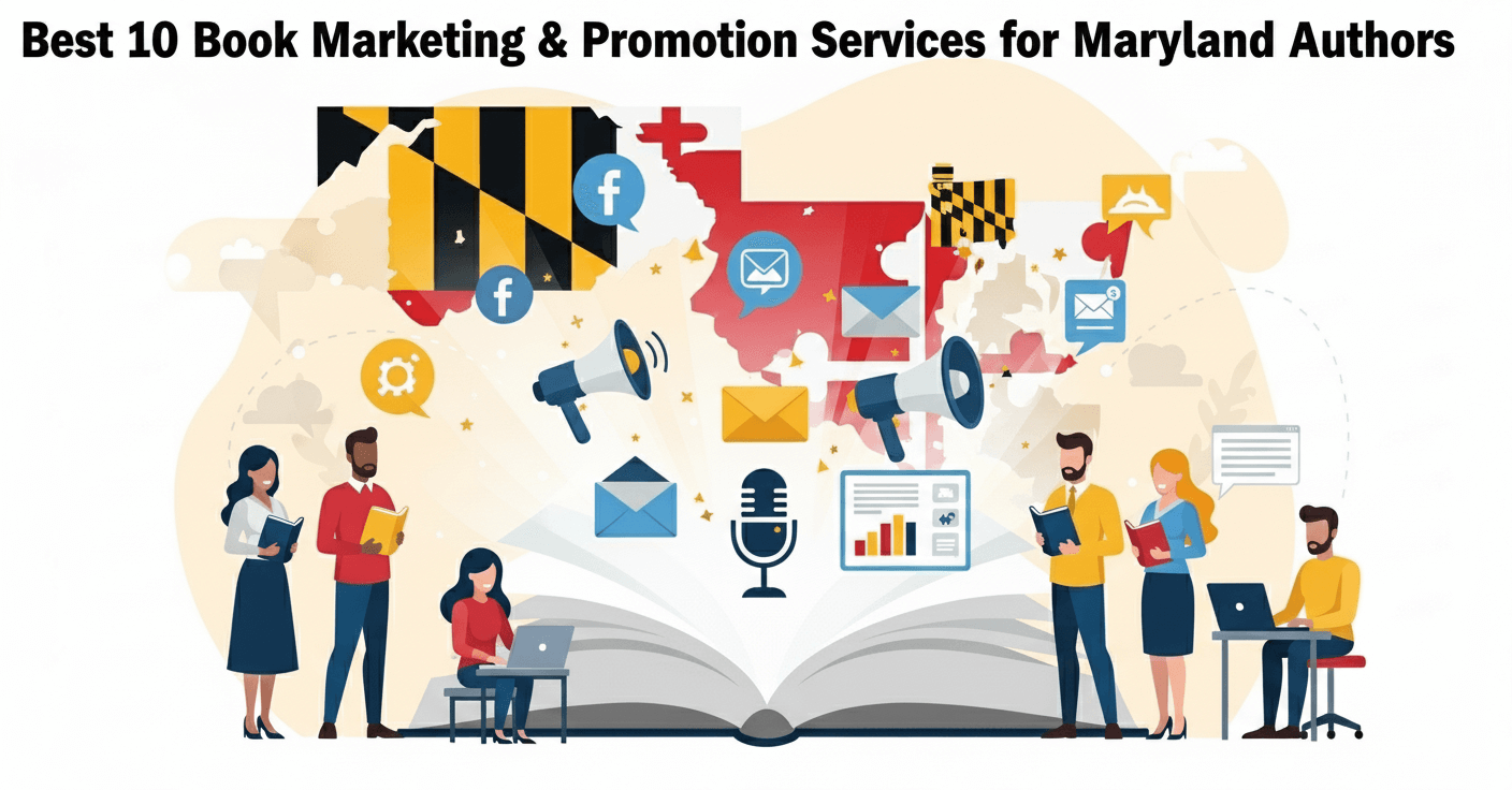 Best 10 Book Marketing & Promotion Services for Maryland Authors